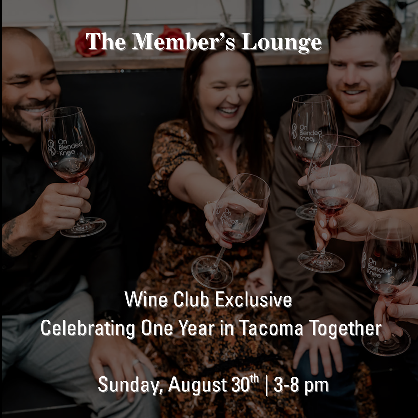 The Member's Lounge - August 30th, 3-8 pm